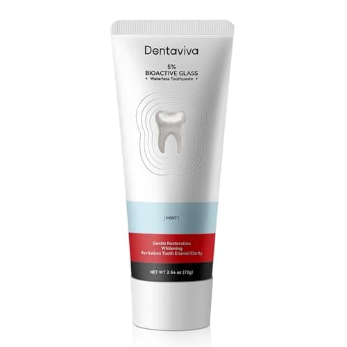 Total Restorative Toothpaste, Fluoride-Free – Fights Sensitivity, Restores Gum Health, Rebuilds Enamel, Removes Plaque, Whitens Teeth, Prevents Cavities – 2.54 oz, 1 Count Extra Whitening Na