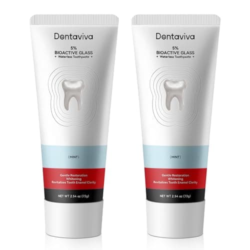 Total Restorative Toothpaste, Fluoride-Free – Fights Sensitivity, Restores Gum Health, Rebuilds Enamel, Removes Plaque, Whitens Teeth, Prevents Cavities – 2.54 Oz, Pack of 2 Extra Whitening 