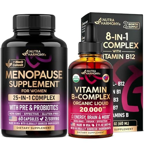 NUTRAHARMONY Vitamin B Complex Drops & Menopause Capsules
