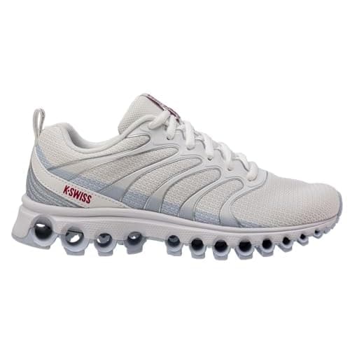 K-Swiss Women's Tubes 220 Training Shoe 8 Blanc De Blanc/Skywriting/Sangria