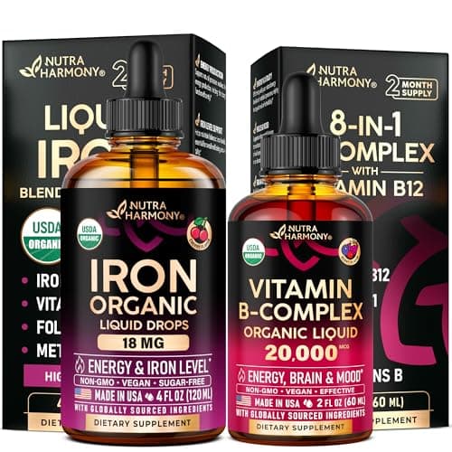NUTRAHARMONY Vitamin B-Complex & Iron Drops